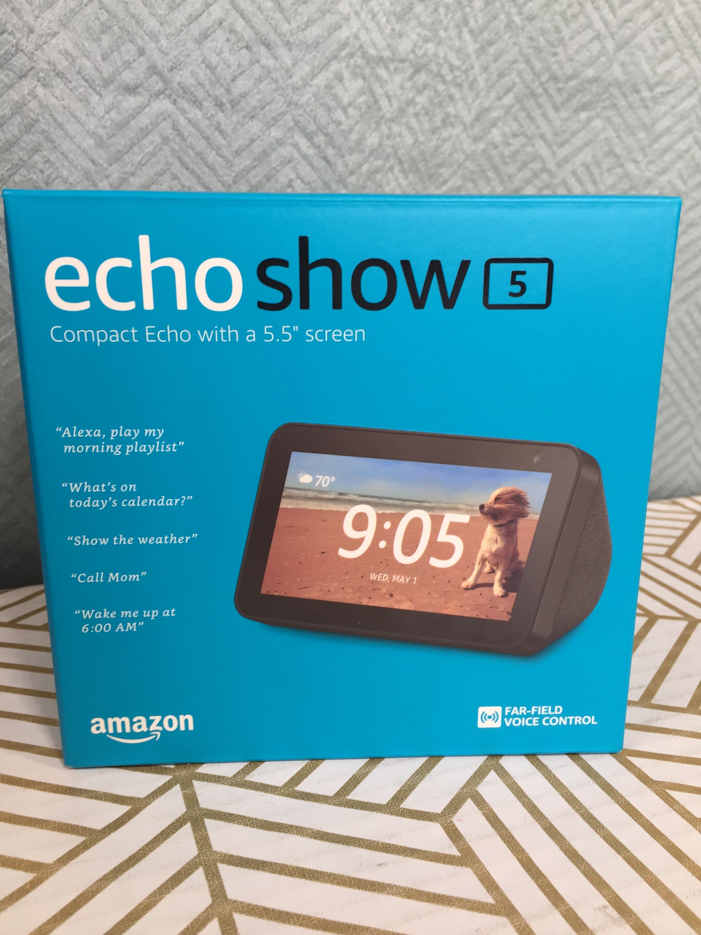 Echo Show 5 | 1st Gen. | With Smart Display | Charcoal *SEALED* (7867291631854)